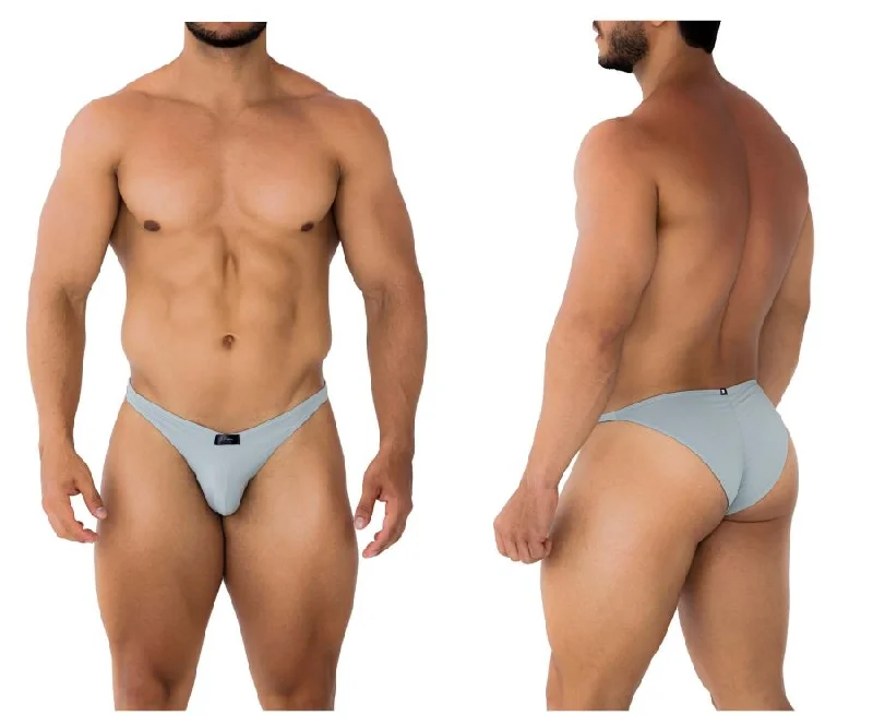 Cotton - blend men's briefs for added stretchXtremen 91183 Microfiber Bikini Color Green