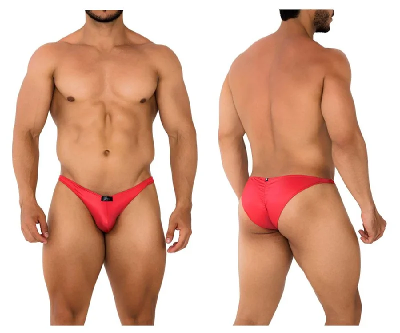 Designer - label men's briefs for high - end fashionXtremen 91204 Microfiber Bikini Color Cherry