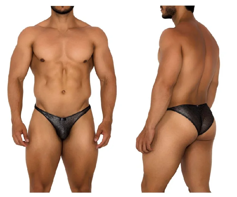 Slim - fit men's briefs for a modern styleXtremen 91174 Tulle Mesh Bikini Color Black