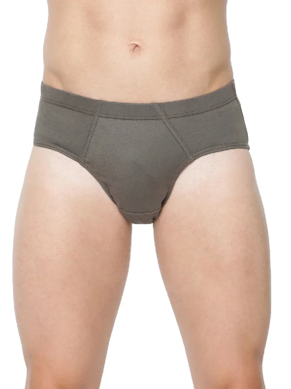 Slim - fit men's briefs for a modern styleMen Soft Streachable Inner Elastic Plus Size Brief Suriya-Pack of 2
