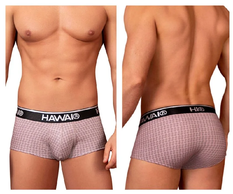 Men's briefs with a quick - dry featureHAWAI 42431 Printed Briefs Color Cocoa