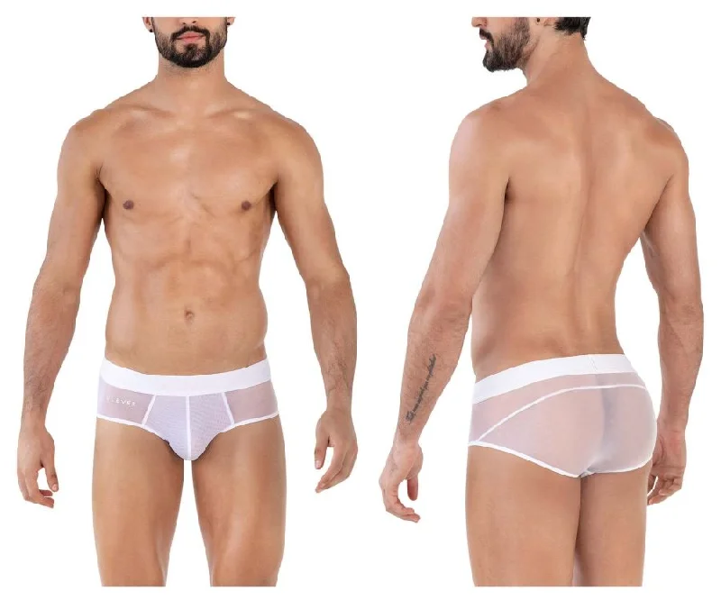 Organic men's briefs for an eco - friendly choiceClever 1626 Yin Yang Briefs Color White