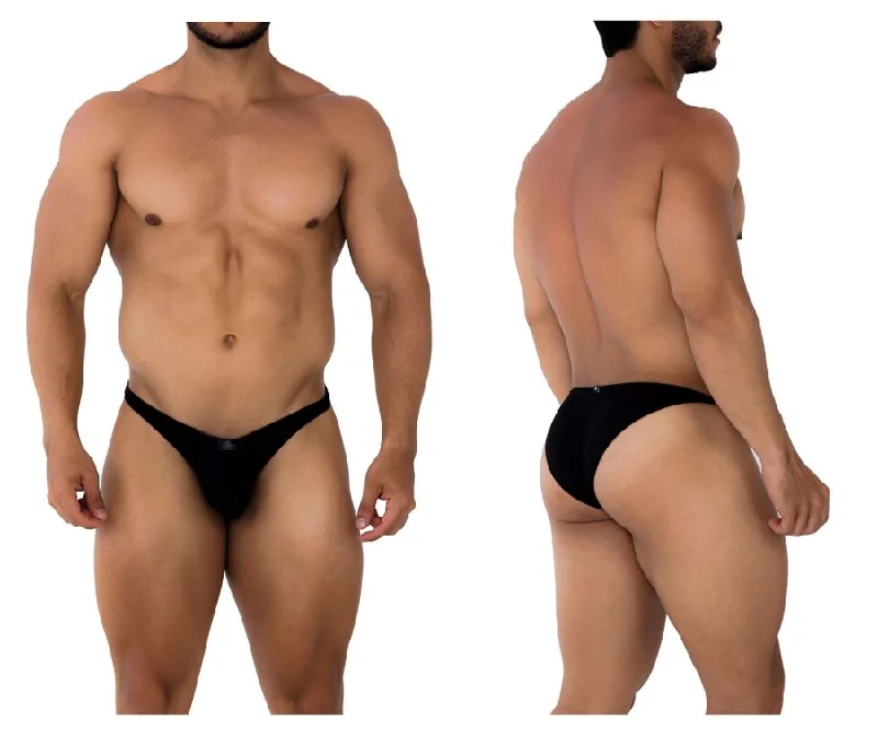 Antimicrobial men's briefs for hygieneXtremen 91177 Microfiber Bikini Color Black