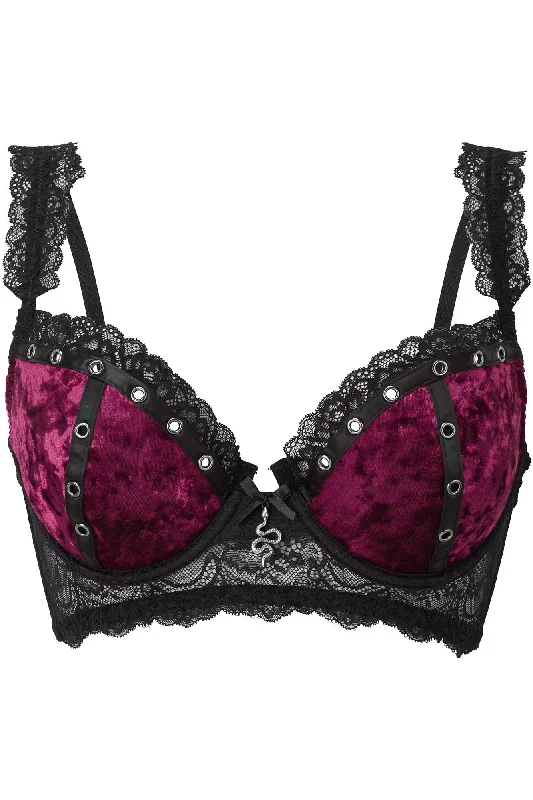 Sacred Spirits Velvet Bralet [BLOOD]