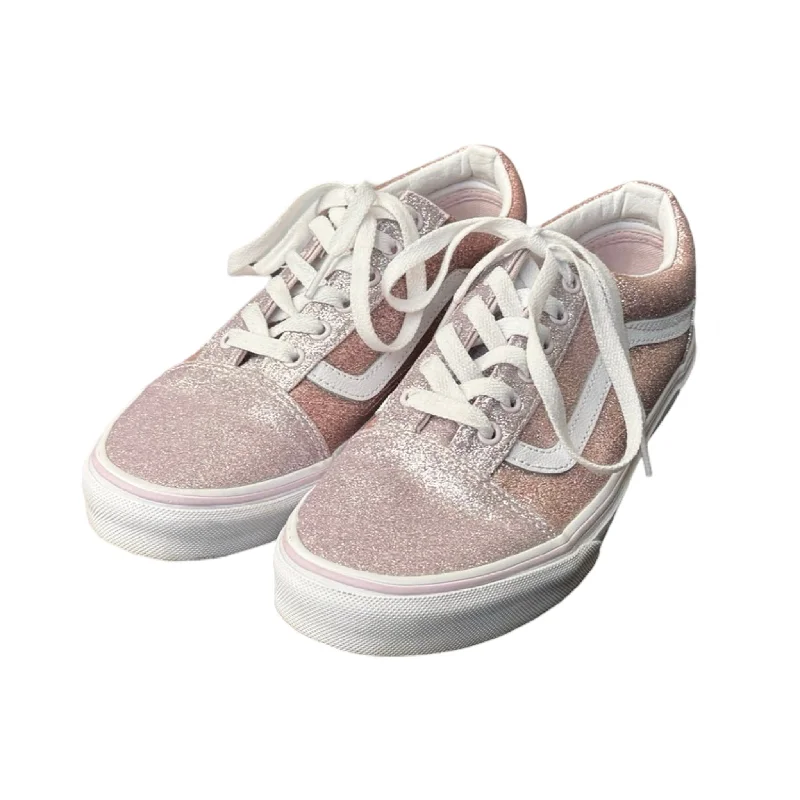 Shoes Sneakers By Vans In Pink, Size: 7.5