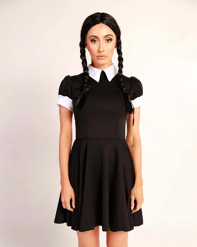 Do I Look Disturbing Collar Dress Costume Set