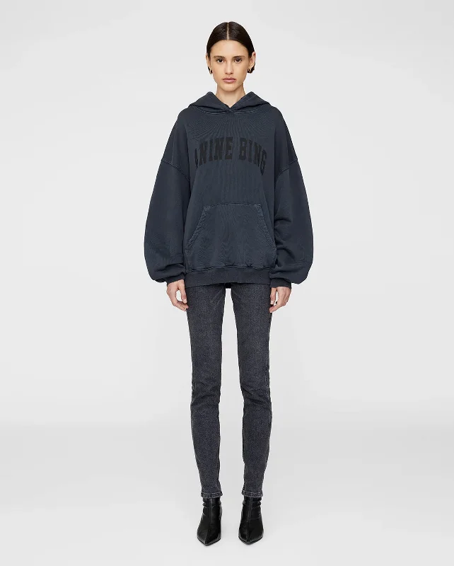 HARVEY SWEATSHIRT / DARK WASHED BLACK