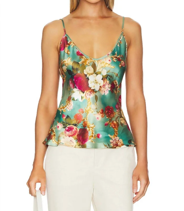 Lexi Camisole Top In Small Multi Rococo