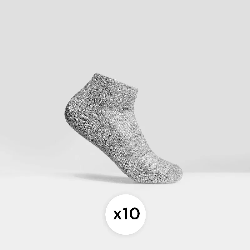 Hiking men's socks for outdoor adventuresMen's 10 Pack // Merino All Season Ankle Socks