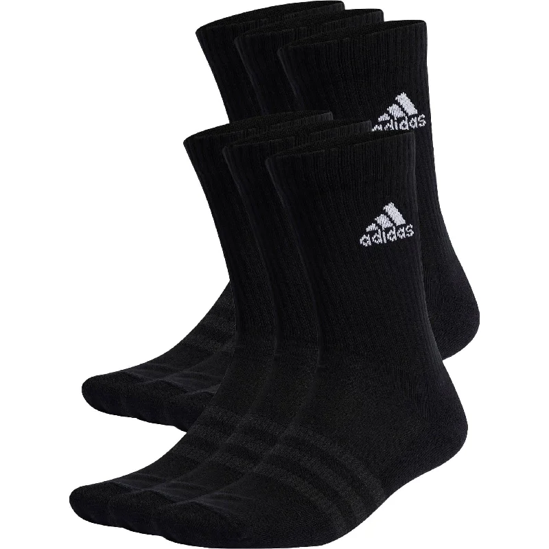 Hiking men's socks for outdoor adventuresadidas Cushioned (6 Pack) Crew Training Socks - Black Hiking men's socks for outdoor adventuresadidas Cushioned (6 Pack) Crew Training Socks - Black