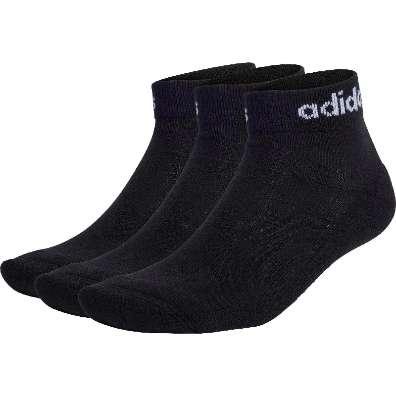 Ankle men's socks for a low - profile lookadidas Cushioned Linear (3 Pack) Ankle Training Socks - Black Ankle men's socks for a low - profile lookadidas Cushioned Linear (3 Pack) Ankle Training Socks - Black