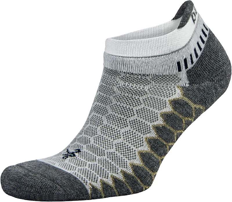 Merino wool men's socks for warmth and breathabilityBalega Silver No Show Silver - White/Grey Merino wool men's socks for warmth and breathabilityBalega Silver No Show Silver - White/Grey