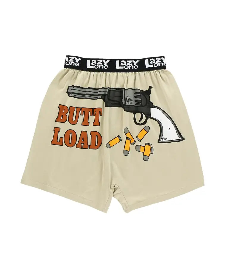 Patterned men's socks with geometric designsButt Load Boxer