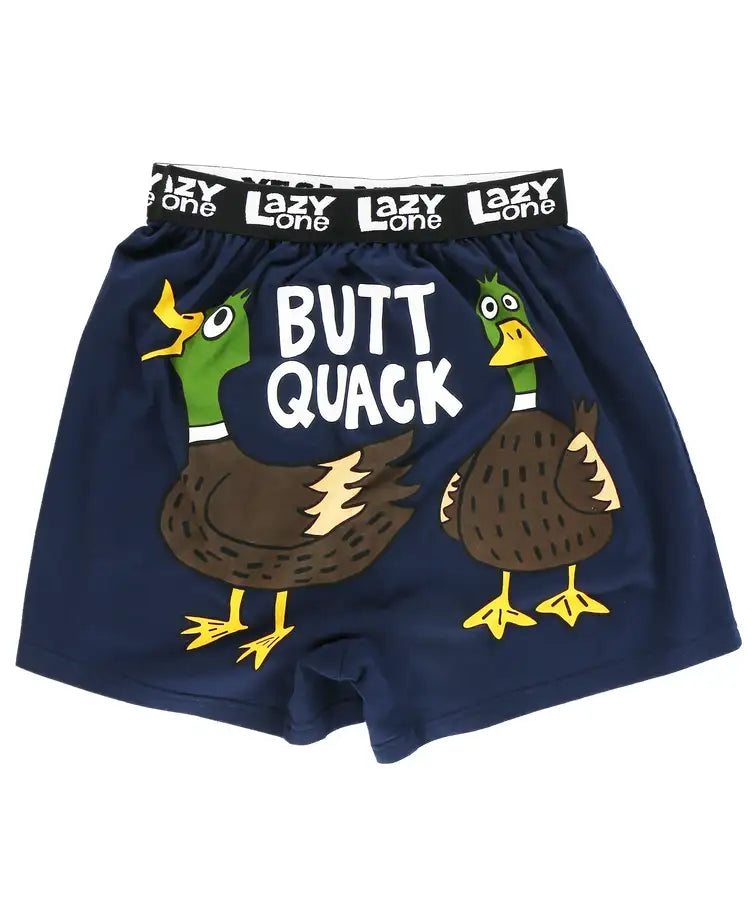 No - show men's socks for wearing with loafersButt Quack Boxer