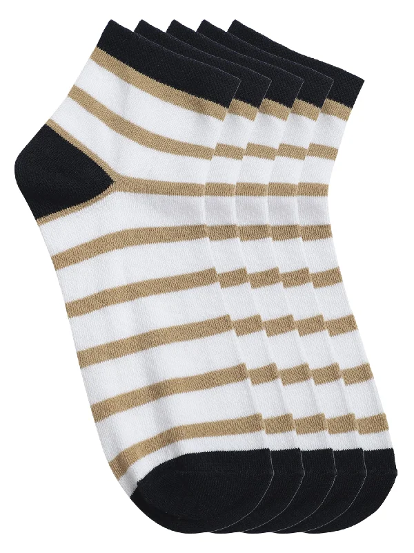 Dress men's socks for business and formal wearMen's Beige Fashion Ankle length Socks -Pack of 5 Dress men's socks for business and formal wearMen's Beige Fashion Ankle length Socks -Pack of 5