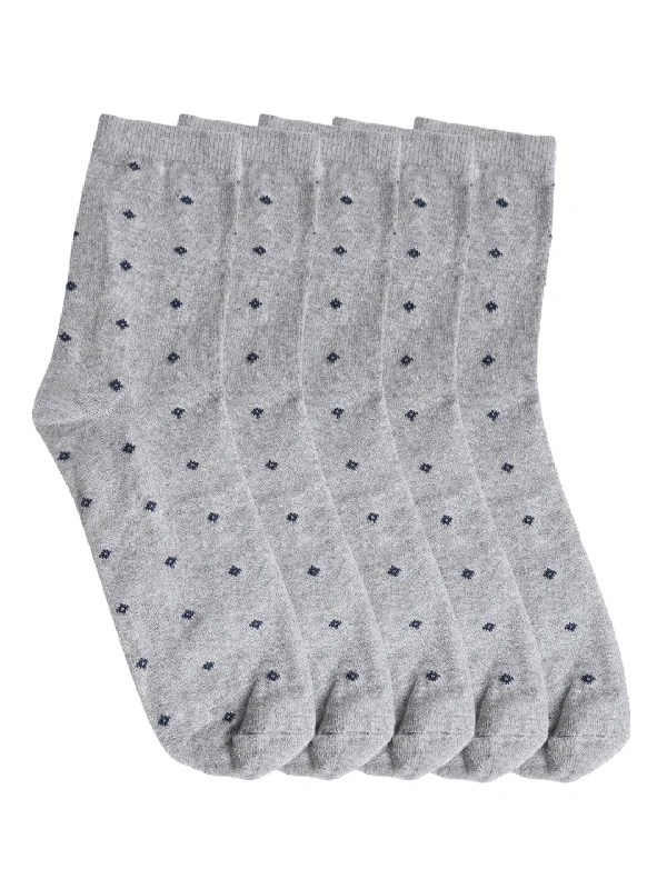 Merino wool men's socks for warmth and breathabilityMen's Grey Melange Basic Ankle length Socks -Pack of 5 Merino wool men's socks for warmth and breathabilityMen's Grey Melange Basic Ankle length Socks -Pack of 5