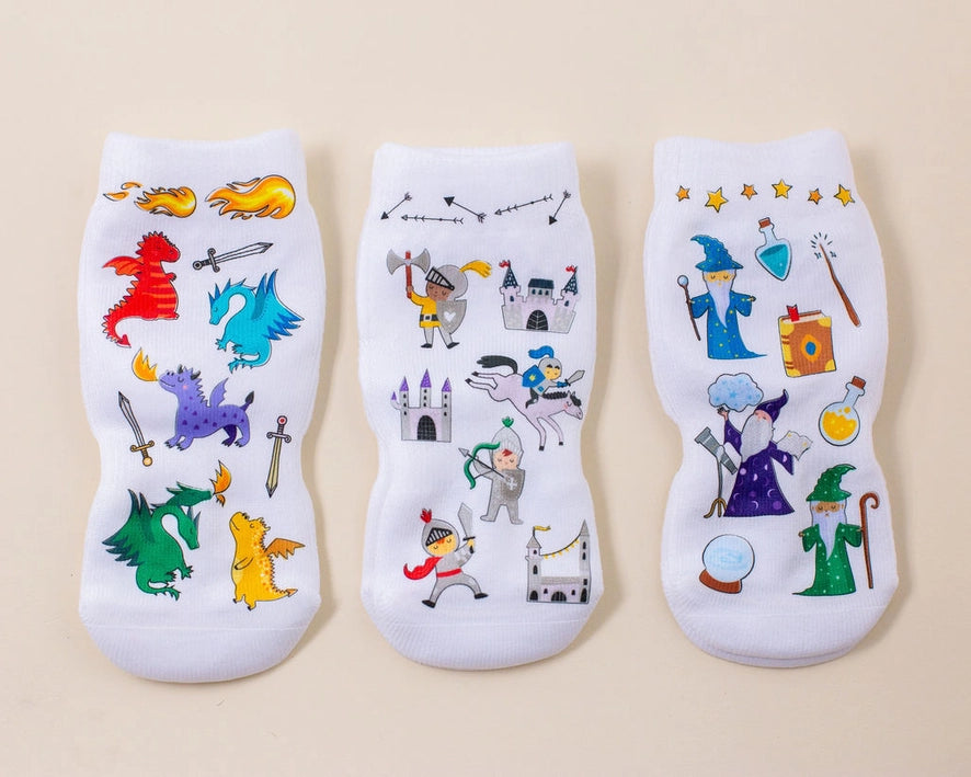 Men's compression crew socks for improved blood circulationCastle Collection