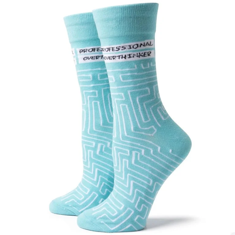 Cashmere men's socks for a luxurious feelProfessional Over Thinker Socks