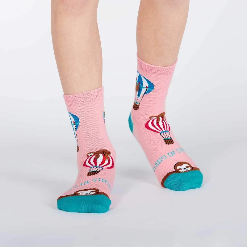 Men's patterned crew socks with argyle designsHang In There | Youth Crew
