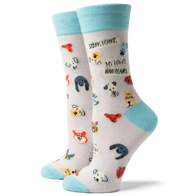 Running men's socks for sports performanceMy Dog & I Have Plans Socks