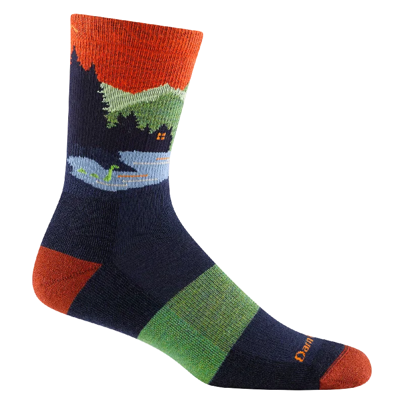 Knee - high men's socks for a vintage styleDarn Tough 5014 Close Encounters Micro Crew Midweight with Cushion - Men's Knee - high men's socks for a vintage styleDarn Tough 5014 Close Encounters Micro Crew Midweight with Cushion - Men's