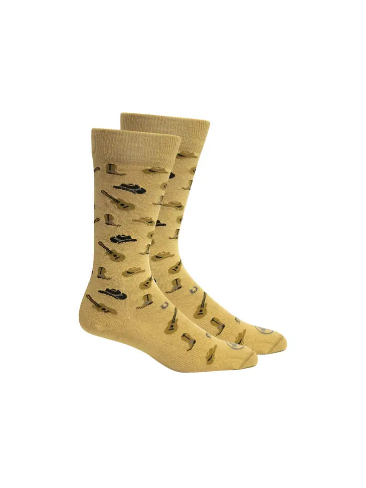 Knee - high men's socks for a vintage styleDeep Country Socks