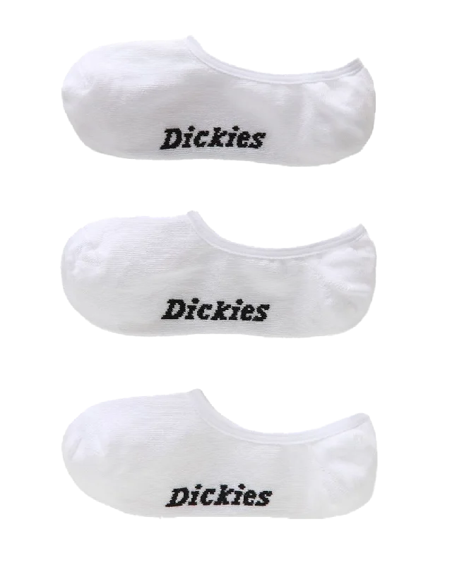 Sheer men's socks for a delicate appearanceInvisible Socks (3 Pack) in White