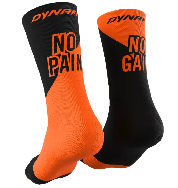 Stretchable men's socks for a flexible fitDynafit No Pain No Gain Socks - Shocking orange Stretchable men's socks for a flexible fitDynafit No Pain No Gain Socks - Shocking orange