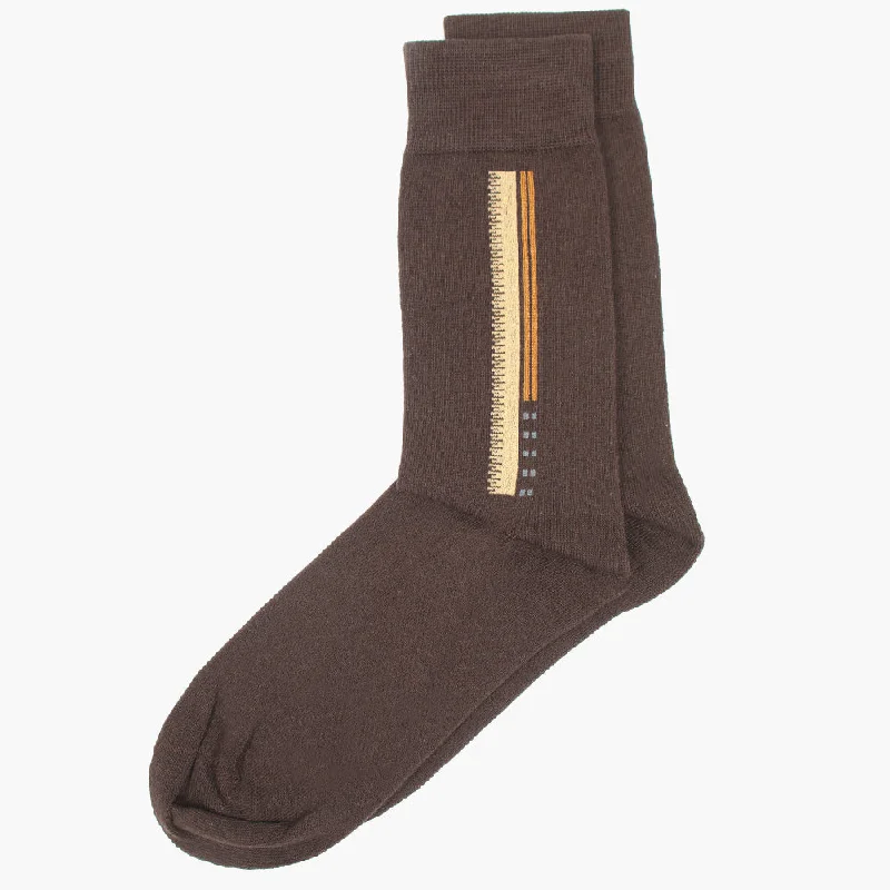 Eminent Men's Lycra Socks - Dark Brown