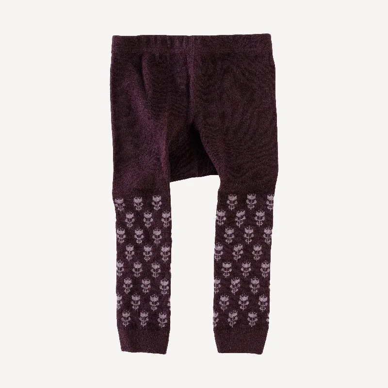 Knee - high men's socks for a vintage stylefootless tights | mauve floral | organic cotton jacquard Knee - high men's socks for a vintage stylefootless tights | mauve floral | organic cotton jacquard