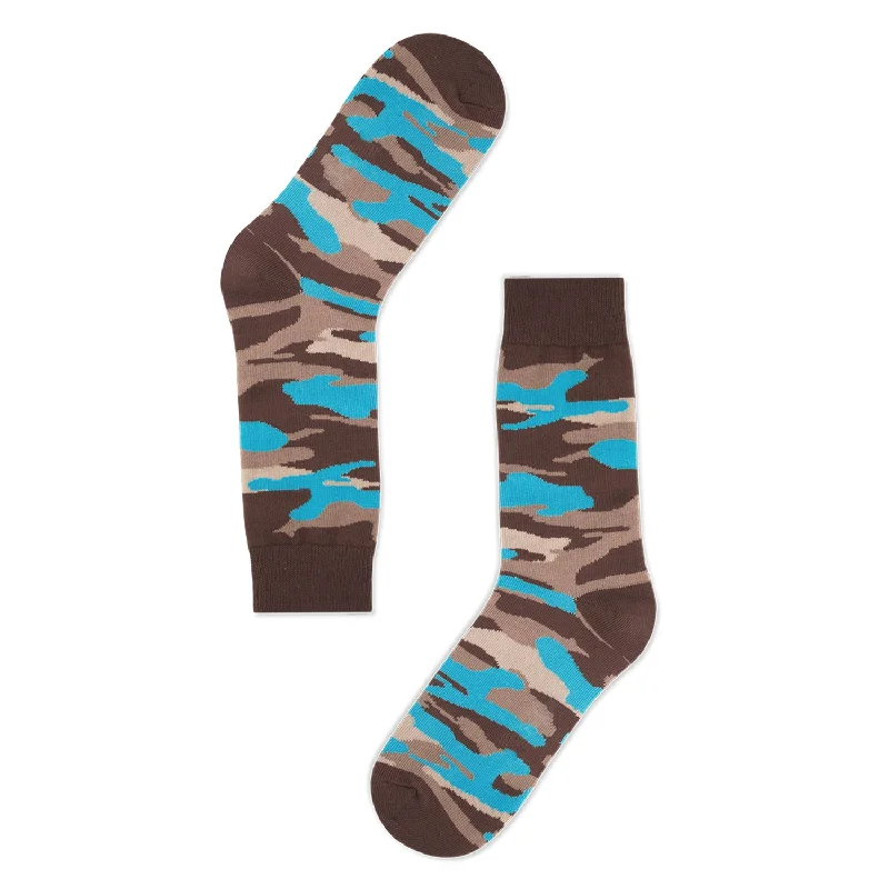 Men's thermal crew socks for cold weatherGolden Rabbit Unisex Crew Socks - Camo Water - Small Men's thermal crew socks for cold weatherGolden Rabbit Unisex Crew Socks - Camo Water - Small