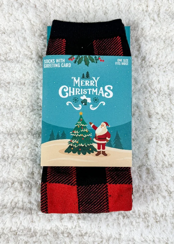 Running men's socks for sports performanceGreeting Card Socks