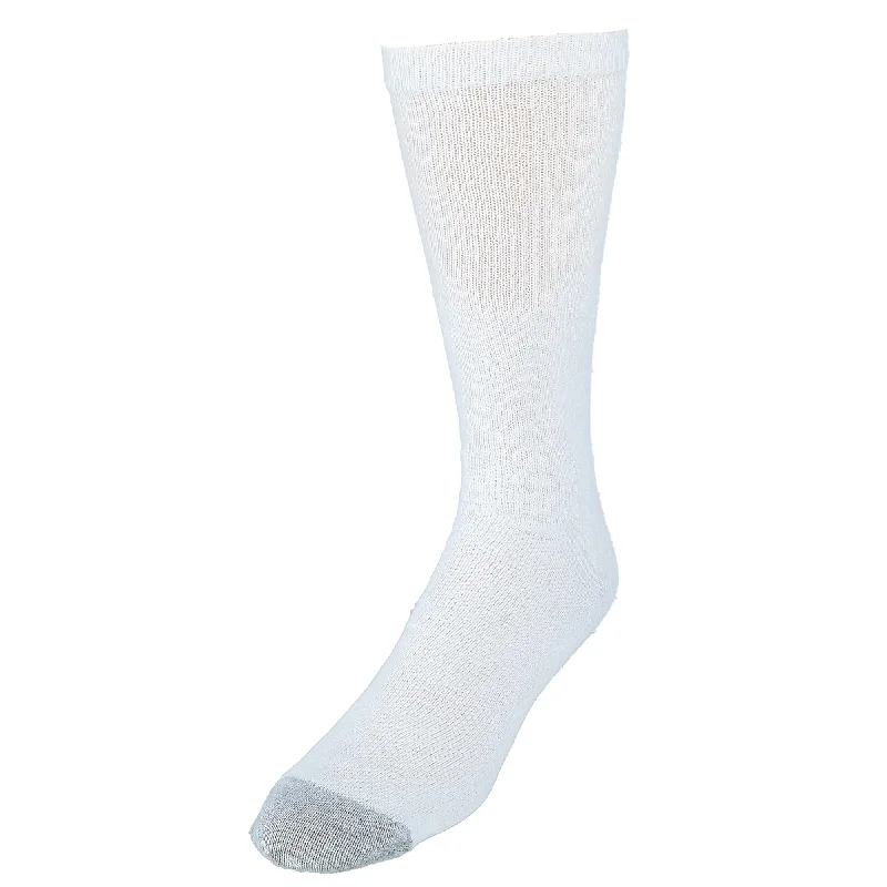 Stretchable men's socks for a flexible fitHanes Men's Over the Calf Tube Socks (6 Pair Pack)