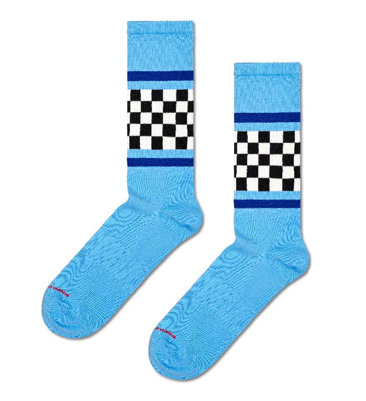 Compression men's socks for reducing swellingHappy Socks Checked Stripe Sneaker Sock Compression men's socks for reducing swellingHappy Socks Checked Stripe Sneaker Sock