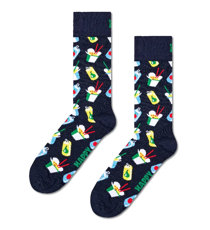 Stretchable men's socks for a flexible fitHappy Socks Take Away Sock