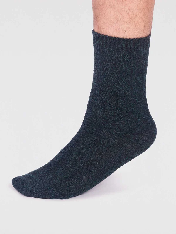 Bamboo men's socks for natural antibacterial propertiesHendrix Organic Cotton Rib Socks - Forest Green Bamboo men's socks for natural antibacterial propertiesHendrix Organic Cotton Rib Socks - Forest Green