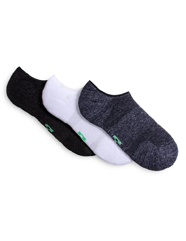 Thermal men's socks for cold climate protectionHue Eco Sport Cushion No Show 3 Pair Pack Thermal men's socks for cold climate protectionHue Eco Sport Cushion No Show 3 Pair Pack