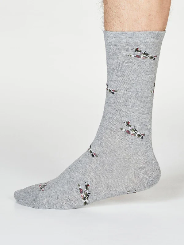 Merino wool men's socks for warmth and breathabilityJudron Spitfire Socks - Grey Marle Merino wool men's socks for warmth and breathabilityJudron Spitfire Socks - Grey Marle
