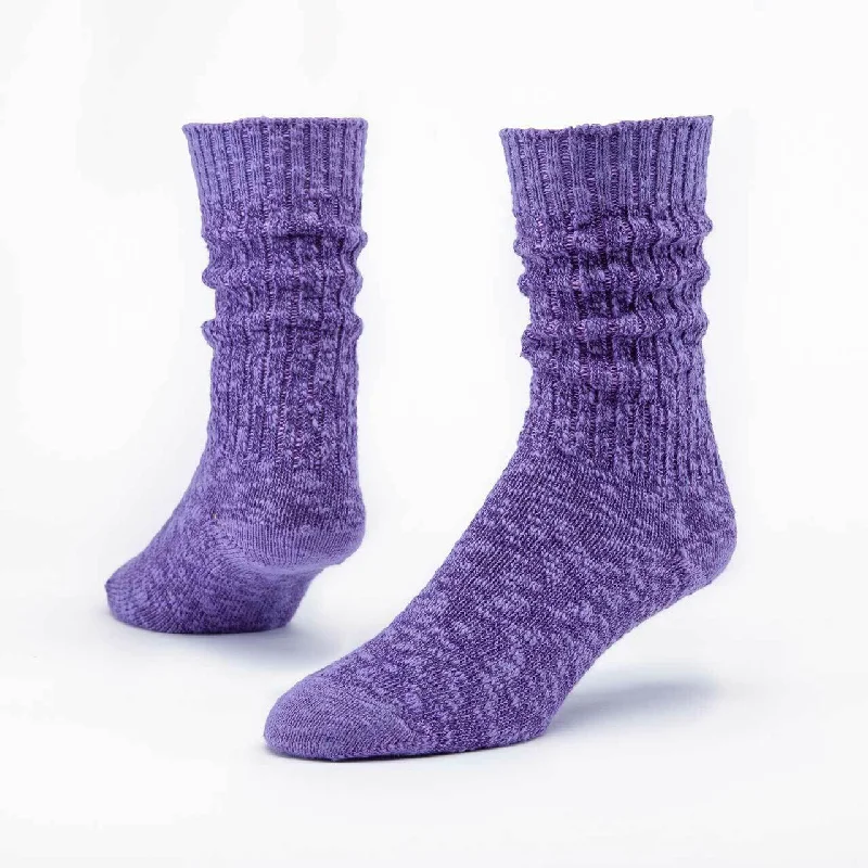 Hiking men's socks for outdoor adventuresMaggie`s Organics Organic Cotton Ragg Sock - Solid Eggplant Hiking men's socks for outdoor adventuresMaggie`s Organics Organic Cotton Ragg Sock - Solid Eggplant