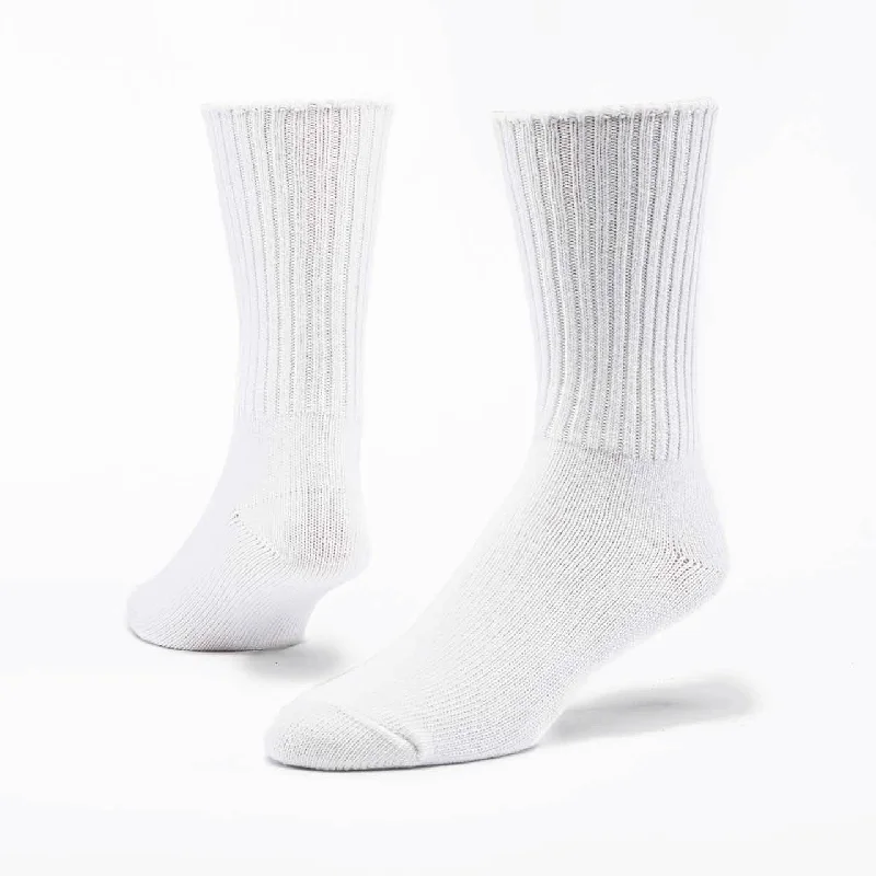 Patterned men's socks with geometric designsMaggie's Organics Organic Cotton Classic Crew Sock - White Patterned men's socks with geometric designsMaggie's Organics Organic Cotton Classic Crew Sock - White