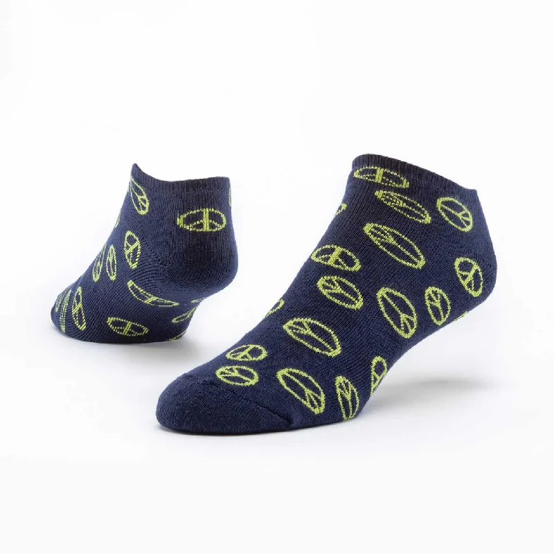 Patterned men's socks with geometric designsMaggie`s Organics Organic Cotton Patterned Footie Sock - Peace Patterned men's socks with geometric designsMaggie`s Organics Organic Cotton Patterned Footie Sock - Peace