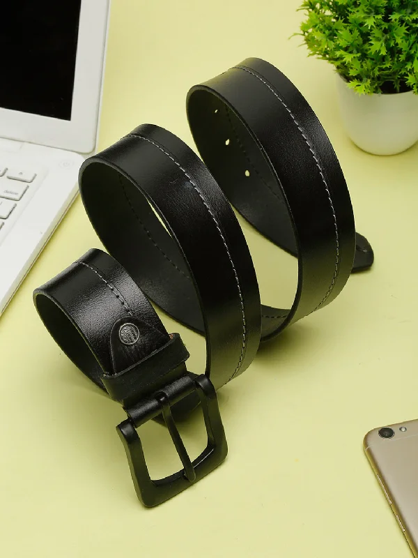 Stretchable men's socks for a flexible fitMen Designer Black Belt