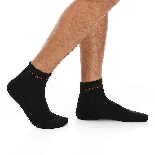Novelty men's socks with unique patternsMen Socket Socks - Black