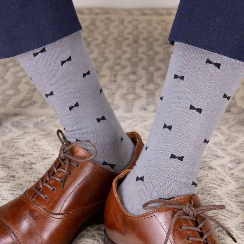 Thermal men's socks for cold climate protectionMen's Bowtie Socks