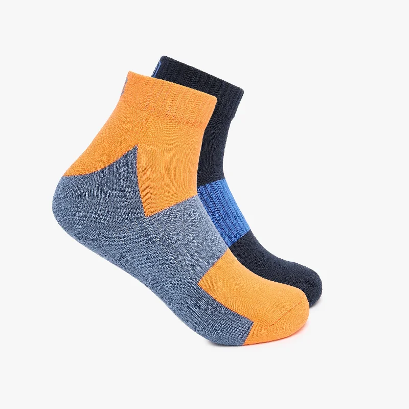 Novelty men's socks with unique patternsMens Cotton Ankle Length Socks (Pack of 2)