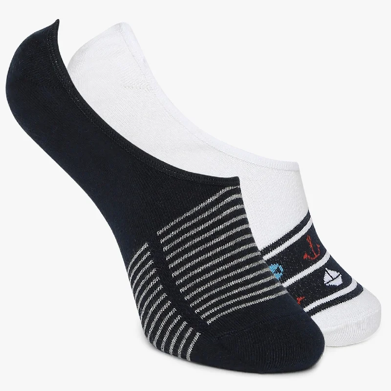 Silk men's socks for a smooth and soft touchMens Cotton Striped Socks (Pack of 2)