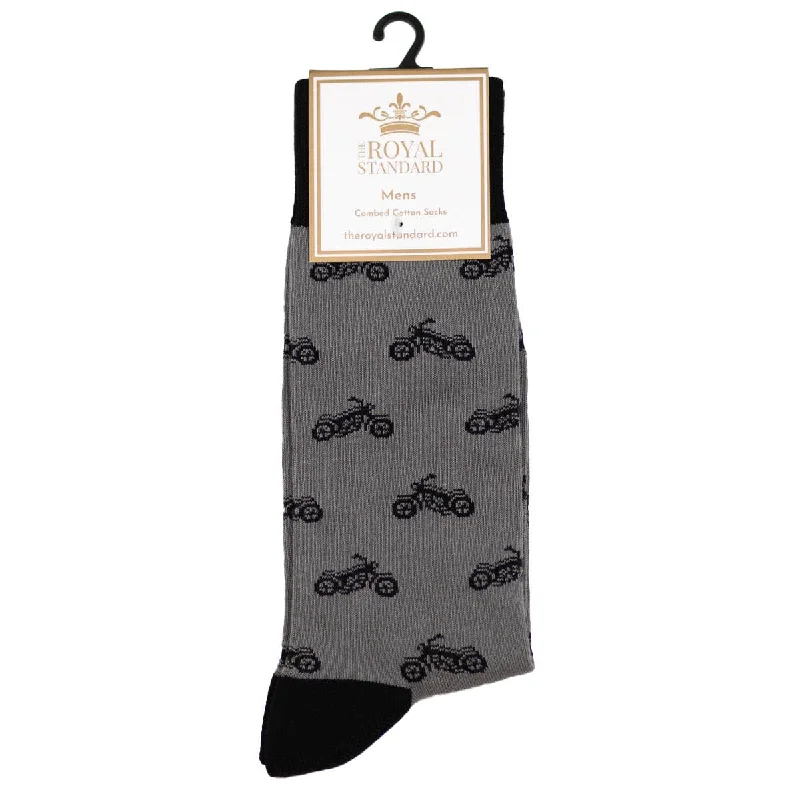 Stretchable men's socks for a flexible fitMen's Motorcycle Socks