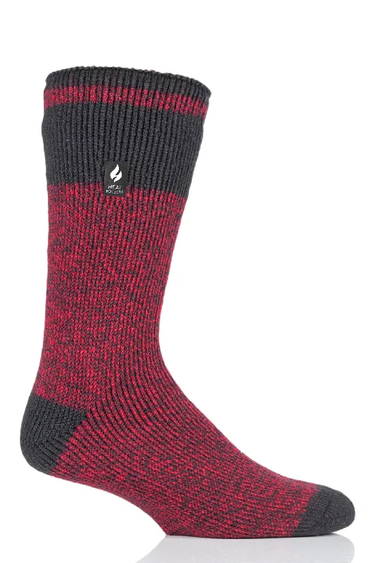 Charcoal/Red