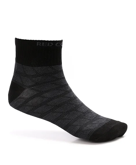 Cashmere men's socks for a luxurious feelMen's Jacquard Ankle Socks - Short, Sporty - Black Cashmere men's socks for a luxurious feelMen's Jacquard Ankle Socks - Short, Sporty - Black