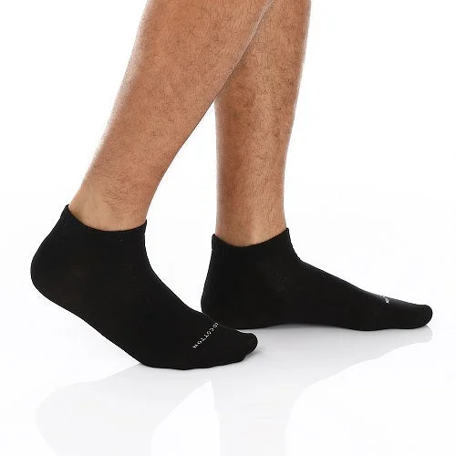 Moisture - wicking men's socks for drynessMen Socket Socks - Black